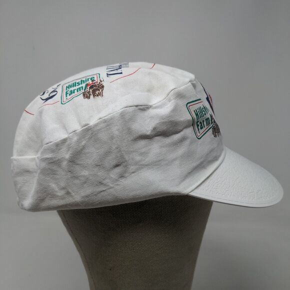 Unbranded Men's Tall Stacks '99 Hillshire Farms Kahn's Hat White Logo Vintage - Picture 6 of 9